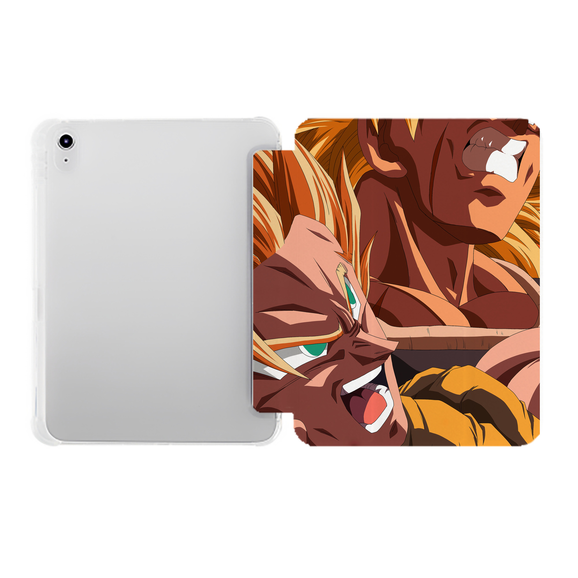 （画像用） ドラゴンボール DRAGON BALL IPad ケース ペン収納付き 三つ折りスタンド PUレザー×シリコン 対応機種9.5/10.5/10.9インチ